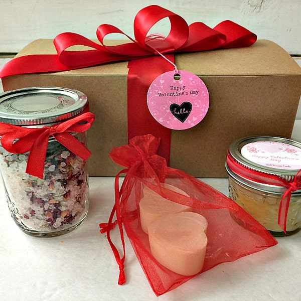 Mother's Day Spa Gift Set- Organic Spa Gift Box- Gift for her- Bath and Body Gift box- Soap gift set