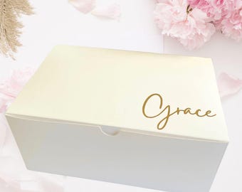 Personalized Bridesmaid Proposal Box, Empty Custom Gift Box (9x6x4)