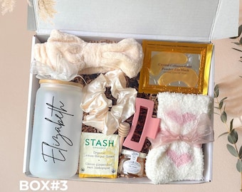 Bridesmaid Proposal Box, Personalized Maid of Honor Gift with Custom Glass tumbler