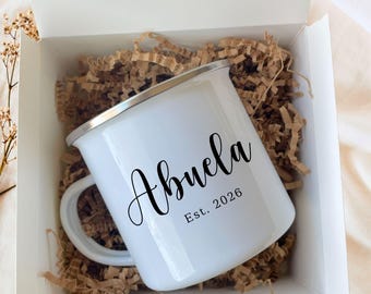 Personalized Abuela Mug, New Grandma Gift, Baby Announcement