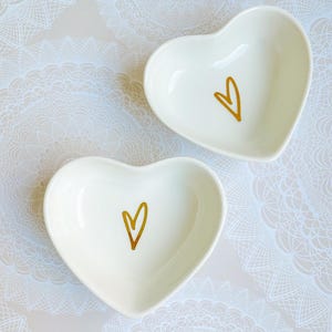 Ceramic Ring Dish, Engagement Gift, Heart Ring Dish, Bride To Be Gift, Jewelry Dish, Bridal Shower Gift, Wedding Keepsake, Gift For Her
