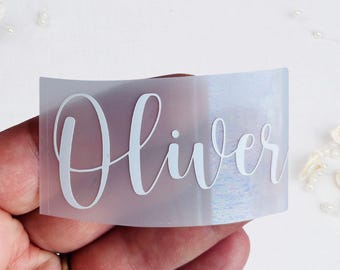 Custom Name Vinyl Decal: Personalized Stickers for Water Bottles
