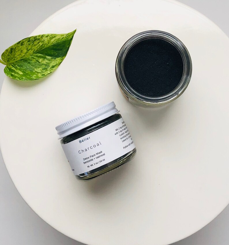 Charcoal Face Mask Powder Natural Face Mask With Charcoal Etsy UK
