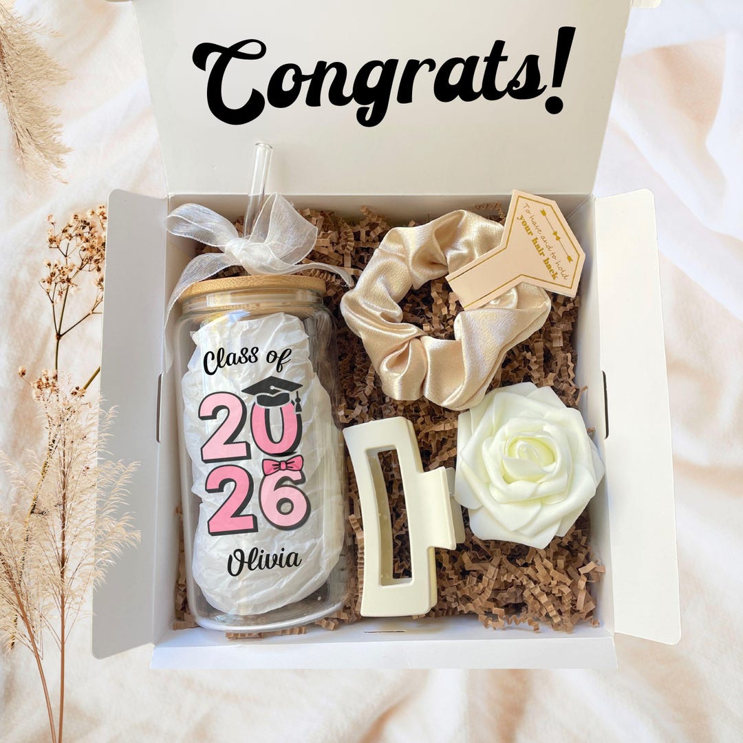 Personalized Graduation Gift Set 2026, Class of 2026 Gift Box for Her ...