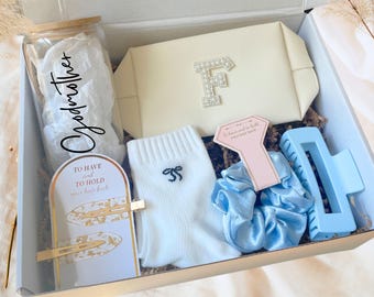 Godmother Gift Box Personalized Godmother Proposal Gift, Godmother Announcement, Baptism Gift Keepsake