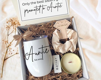 Promoted To Aunt, Pregnancy Reveal, Auntie Gift