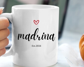 Personalized Godparent Gift, Custom Coffee Mug, Godmother Mug, Godfather Mug