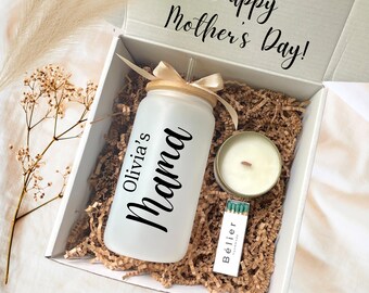 Mother's Day Box with Mom Tumbler, Gift Idea for New Mom