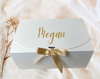 Bridesmaid Boxes Personalized Empty Gift Boxes, Bridesmaids Proposals (8x8x4)