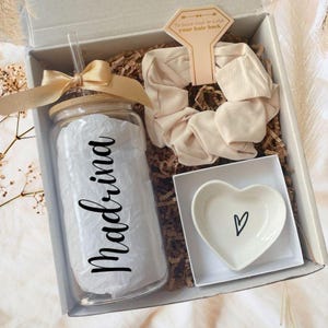 Godmother Proposal Gift Box, Custom Madrina Gift Set for Godmother Thank you Gift