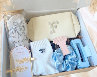 Personalized Bridal Shower Gift for Bride to be, Custom Engagement Gift for her