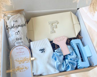 Personalized Bridesmaid Gift Box, Bridesmaid Proposal Box, Will You Be My Bridesmaid Gift, Bridal Party Gift, Custom Maid of Honor Gift