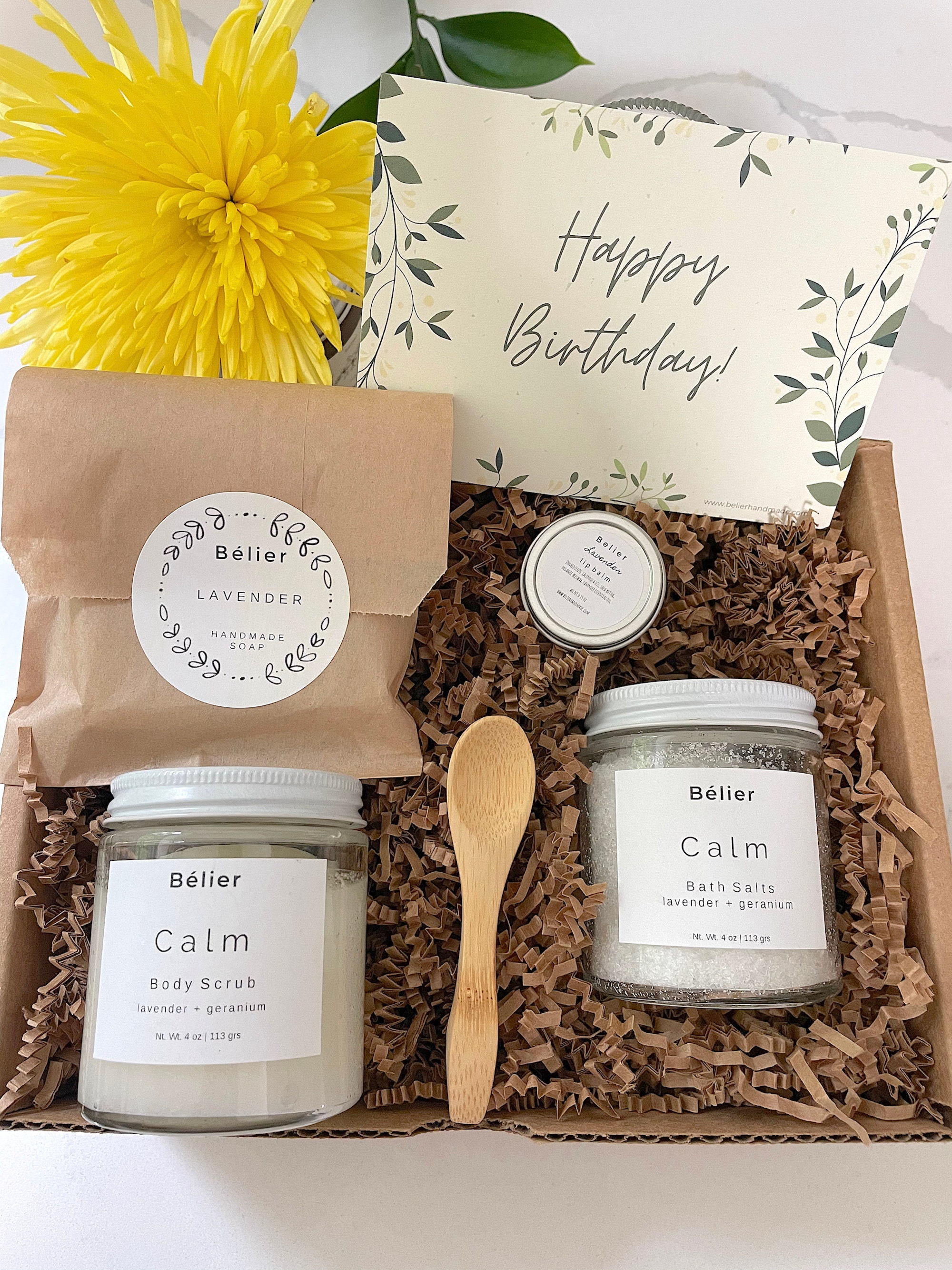 Birthday Spa Gift Box For Her Happy Birthday Gift Ideas For Etsy