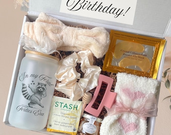 40th Birthday Gift for Woman, In my Feral Custom Era Tumbler, Funny 40th Birthday Gift Box, Turning 40 Gift Basket, Raccoon Birthday Box