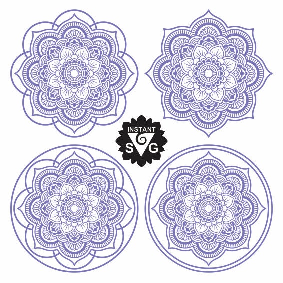 Download Mandala Design Mandala SVG Mandala clipart Vinyl Cutting ...