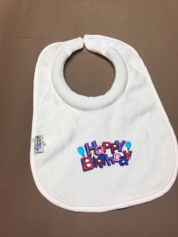 happy birthday bib