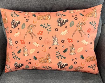 Disney Animals Inspired Envelope-Style Pillowcases 14" x 20" Travel/Child Size (Case Only) Various Patterns