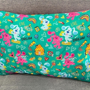 Kids' Character Pillowcase 14" x 20" also fits   "13 x 18" Bluey, Peppa Pig, Blue's Clues, Gabby's Dollhouse, PJ Mask