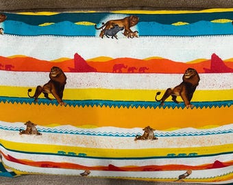 Lion King Pillow Cover: 14" x 20" Travel Size