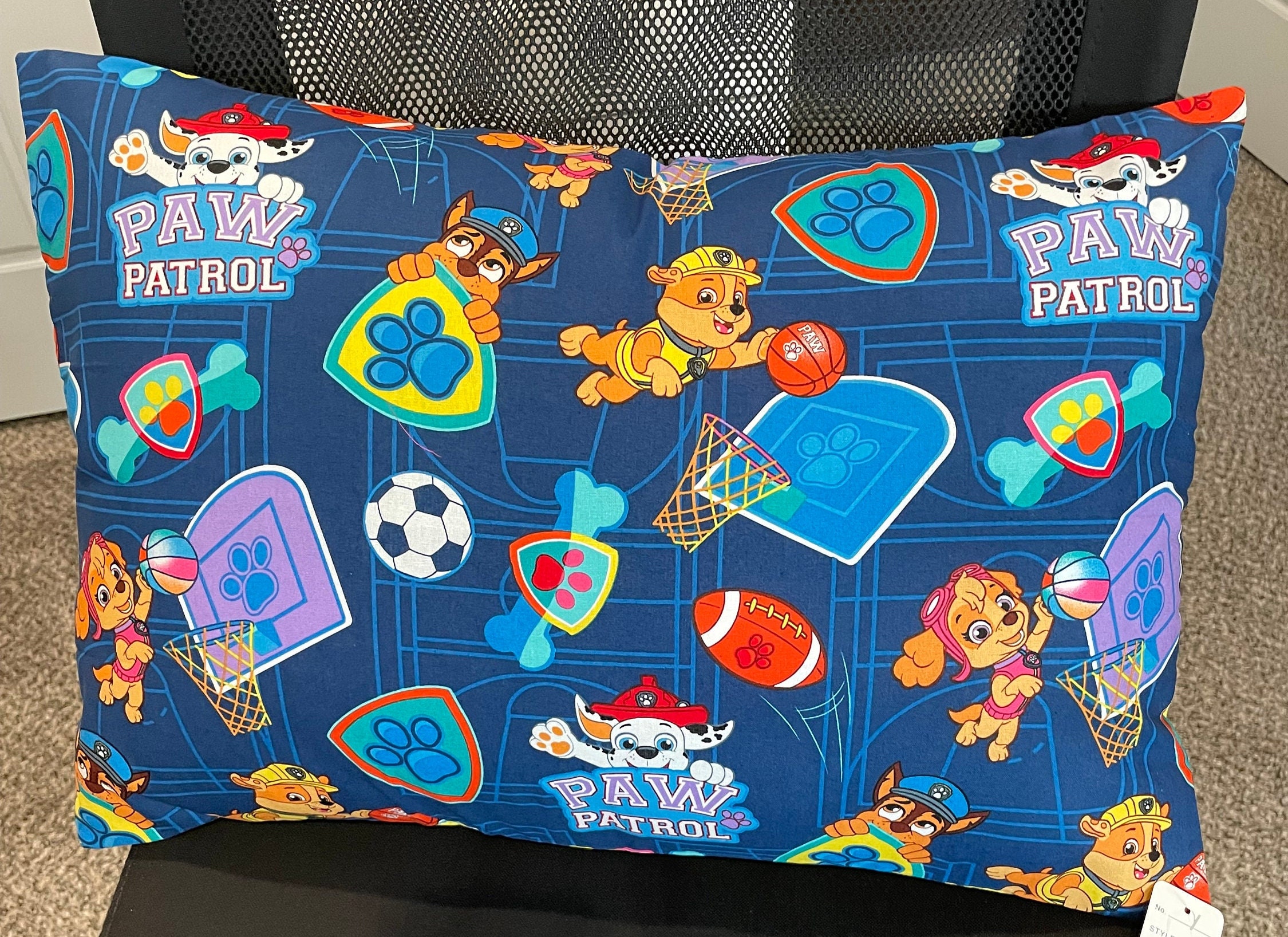 Paw patrol top backrest pillow
