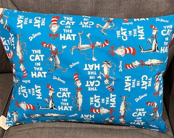 Kids' Pillowcase 14" x 20": Cat in the Hat, Thing 1 & 2, Horton