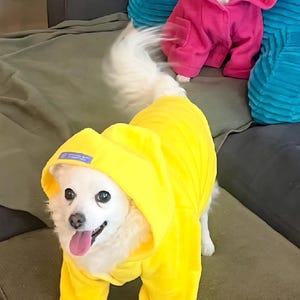 Cozy Fleece Dog Snuggie: Warm Pet Blanket Coat image 1