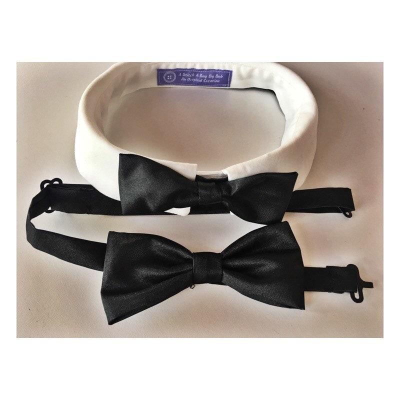 matching dog bow tie