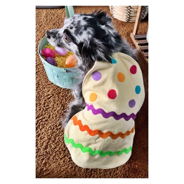 Dog Easter Egg Costume/Pet Easter Egg Costume/Dog Easter Clothes