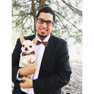 Dog and Men's Matching Bow Tie
