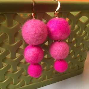 Neon Bubblegum Swirl Earrings