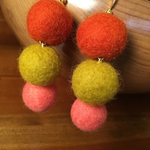 Rusted Autumn Statement Earrings