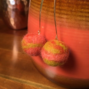 Desert Swirl Statement Earrings