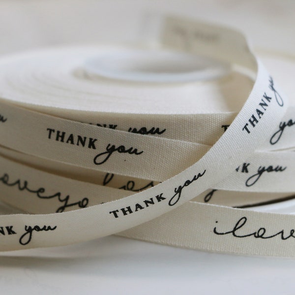 100 Yards personalisiertes Band, 10–90 mm, individuell bedrucktes Baumwollband mit Namen, Text, Markenlogo-Band für Firmengeschenke, Hochzeitsgeschenke