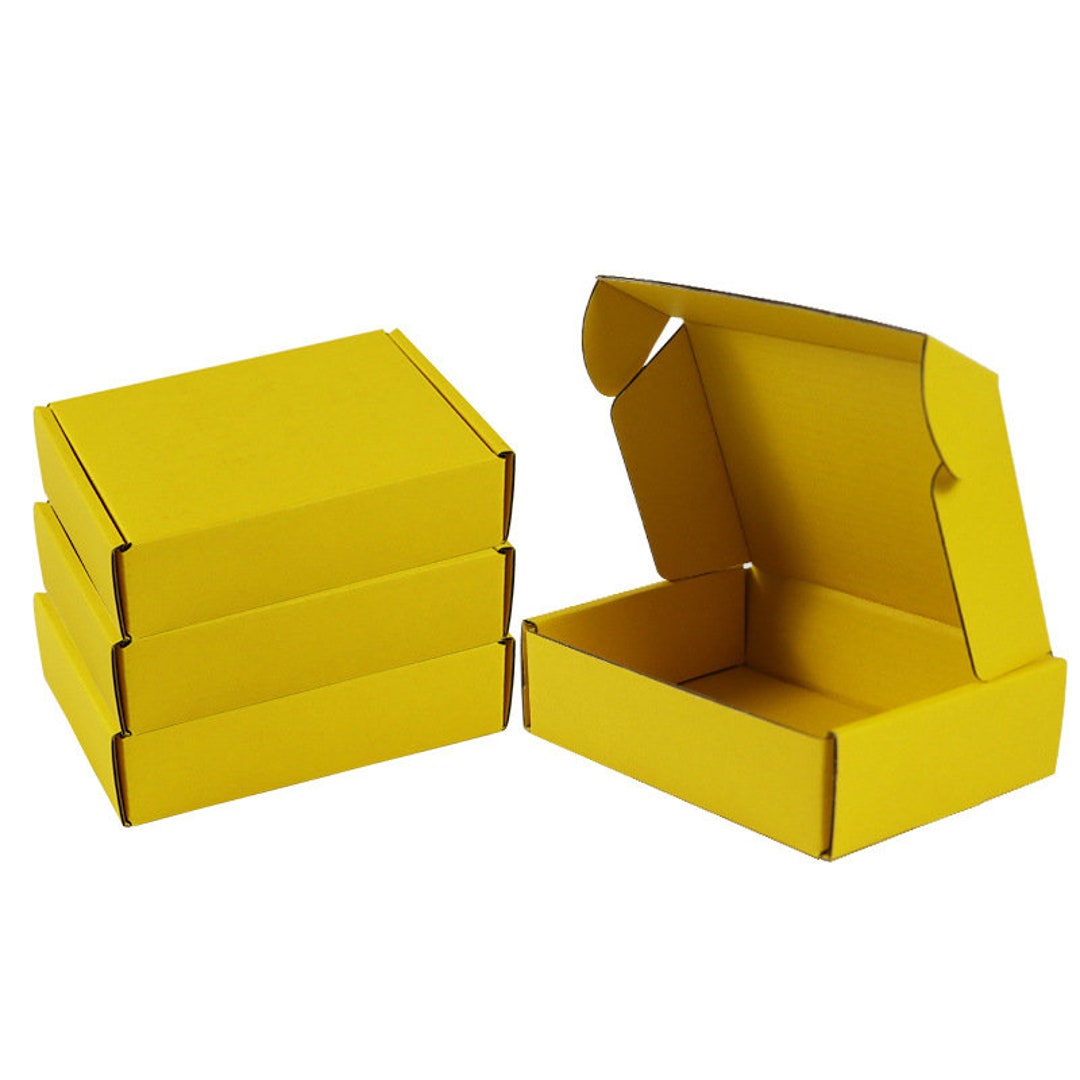 50pcs Square Shipping Boxes With Lids Different Sizes Mailing Etsy Canada