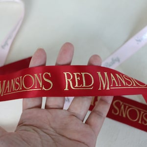 100 yards personalized hot stamping gold silver custom logo polyester satin ribbons for decoration gift box wedding favor packaging ribbon