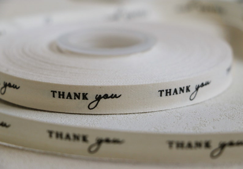 100 yards Personalized Ribbon, 10-90mm Customized Printed Cotton Tape With Name, Text, Brand Logo Ribbon for Corporate Gifts, Wedding Favors image 2