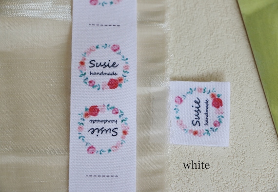 Fabric Name Labels. Custom Fabric Name Tags. Handmade.
