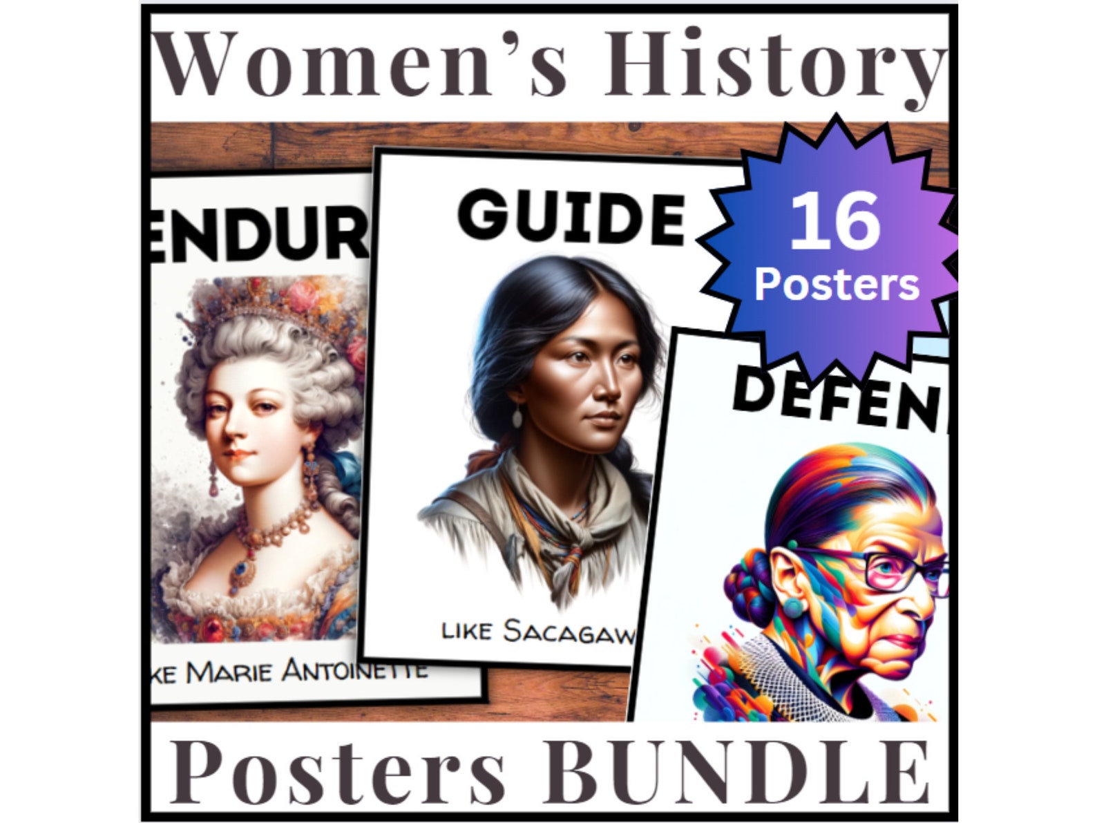 16 Women's History Month Posters Bulletin Board or Classroom Posters ...
