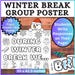 After Winter Break Collaborative Poster, Christmas Break Writing Prompt ...
