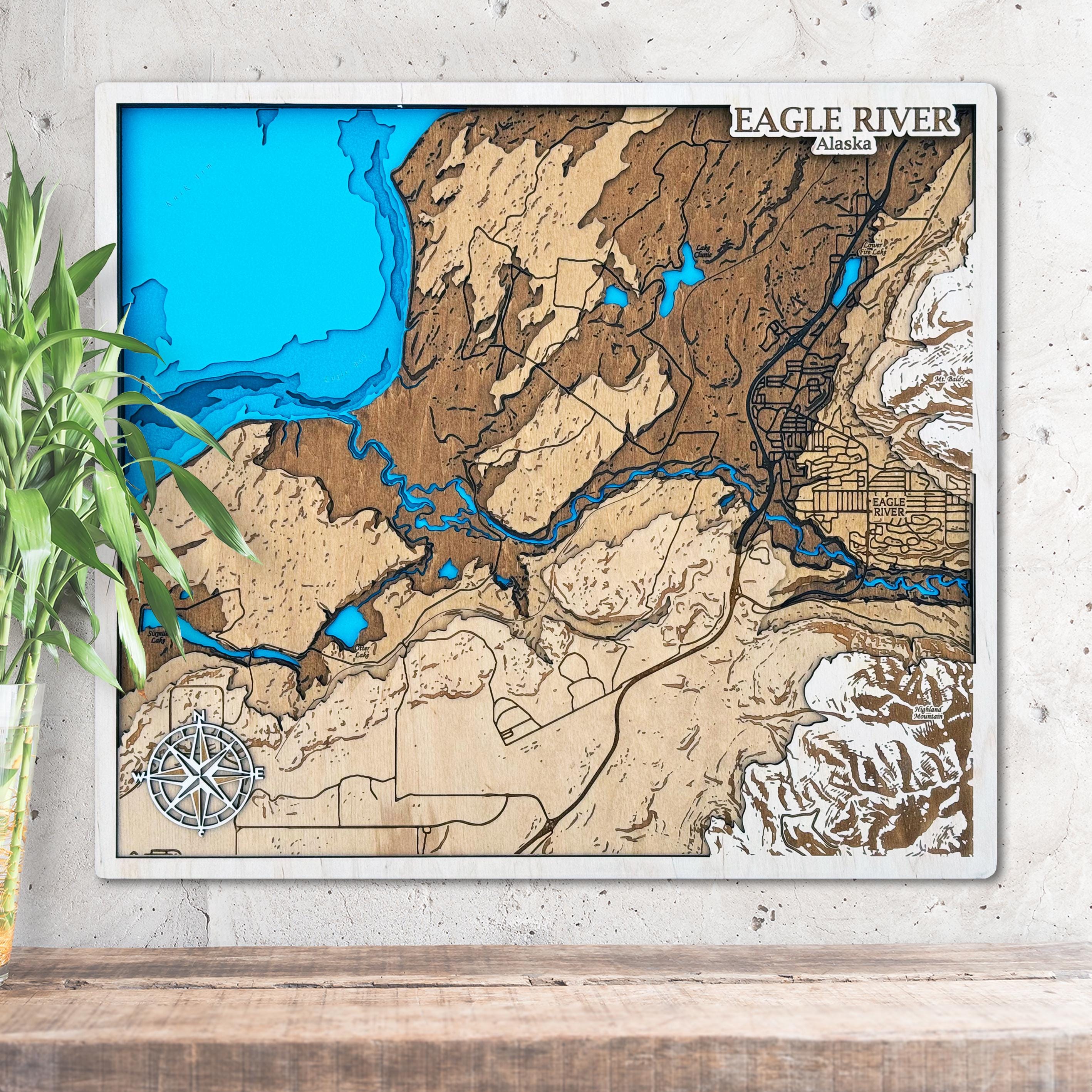 1718 map of New France - Carte De La Nouvelle France - Vntage Style