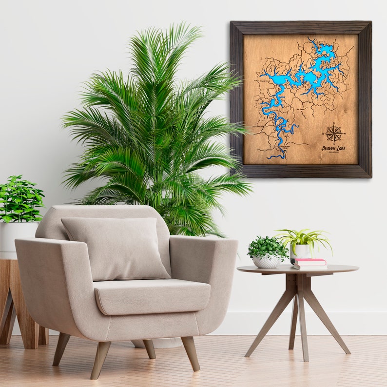 Custom Lake Map Personalized Lake House Decor Lake House Sign Etsy