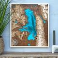 Personalized 5th Anniversary Wood Map: Custom Location Keepsake product logo