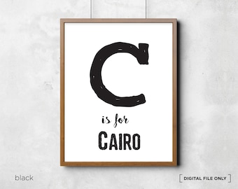 Personalised Birth Print Letter Name Wall Art | Baby Initial Nursery Print | Custom Birth Stats Poster | Newborn Gift | Name Letter Print