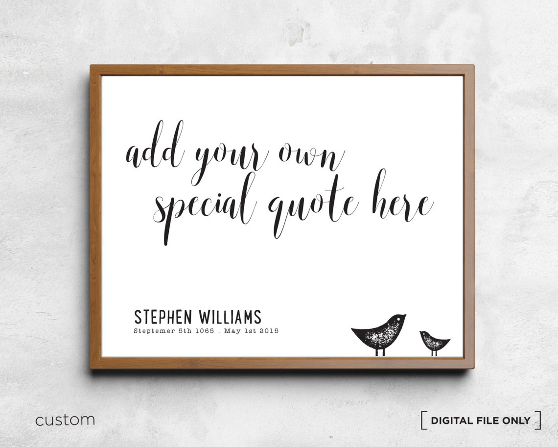 Memorial Wall Art Memorial Wall Quotes Sympathy Gift Etsy