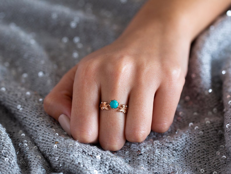 Boho Engagement Ring Turquoise Engagement Ring Turquoise Etsy