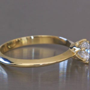 Prongs Engagement Ring, Prong Ring, 6 Prong Engagement Ring, Classic Solitaire Engagement Ring, Classic Diamond Ring, Solitaire Diamond Ring image 3