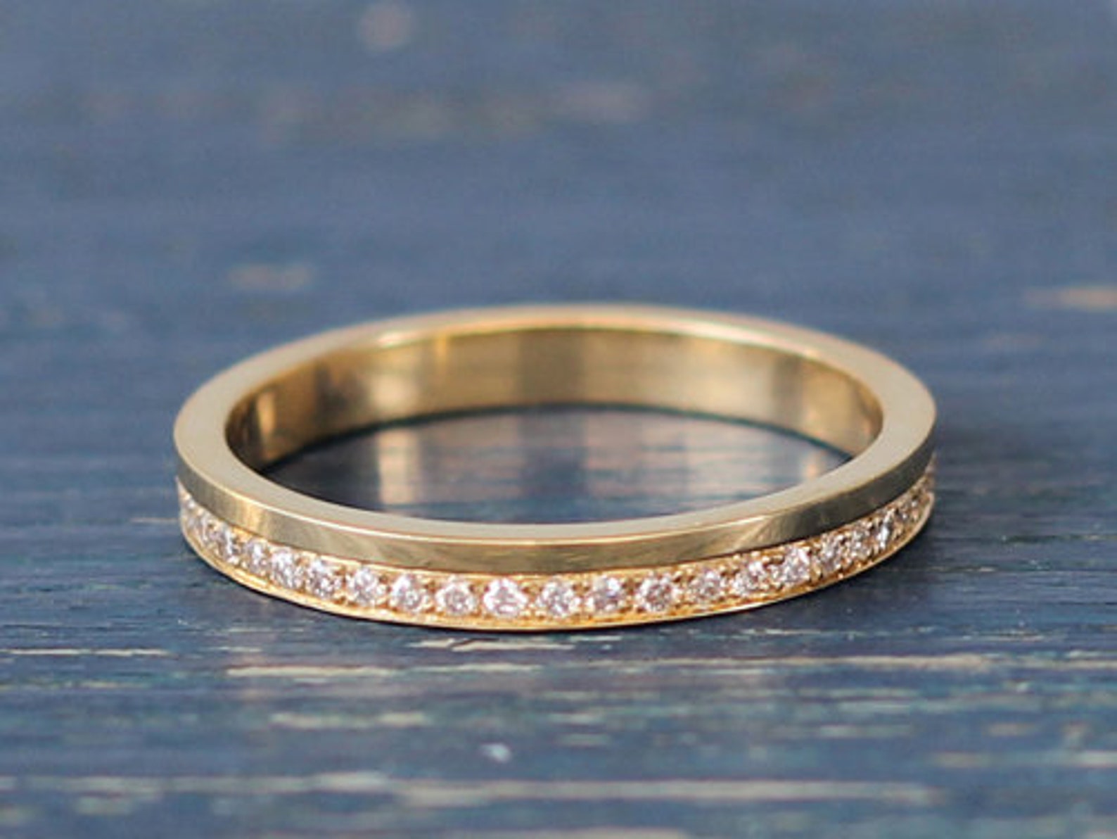 Diamond Eternity Ring Unique Eternity Ring Stackable Diamond Etsy Israel