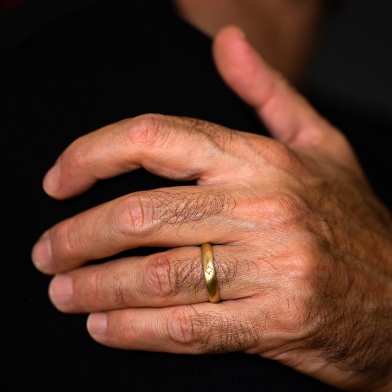 14K Halbmondring alternative Eheringe 14K Halbmond Ring 14K Silberring Verlobungsring Sternen Ehering Eheringe Sternenmuster Verlobungsringe Etsy