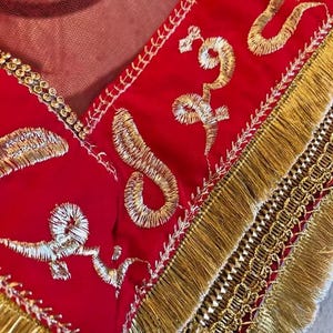 Crystal adorned  Bride Qubool Hai Nikkah Dupatta  Desi Weddings Muslim Shadi Qabool Hai Luxury Glam Entrance Dulhan Large  duppatta