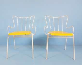 Vintage Antelope Chairs by Ernest Race x 2